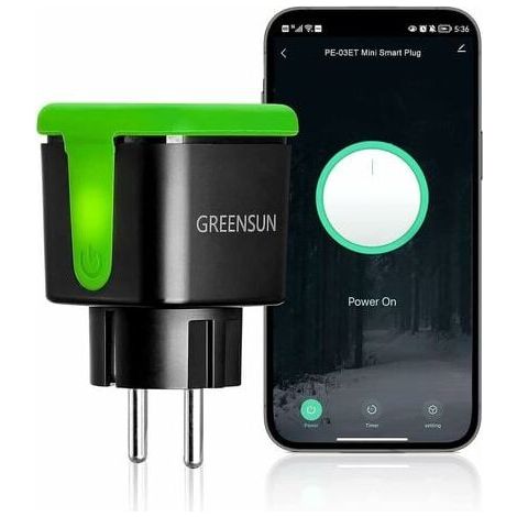 AIPER wasserdichte Außensteckdose, GreenSun Smart-Steckdose, Alexa Smart-Steckdose, programmierbare Zeitschaltuhr-Steckdose, wasserdichte Smart-Life-Außensteckdose