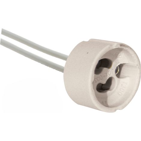 Blister De 10 Douilles Gu10 Avec Câbles De Connexion Pré-Câblés De 10 Cm, Tension Max. 240 V, Courant Nominal 2 A, Culot Standard (1/2)
