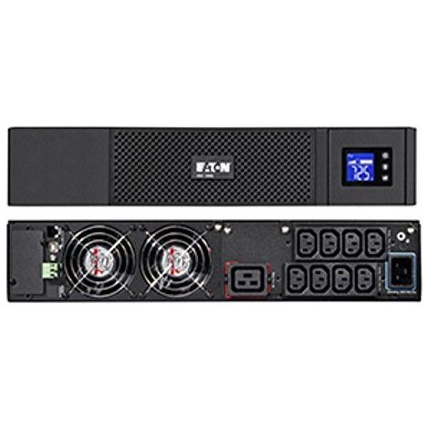 Eaton 5SC3000IRT SAI line-interactive 3000 VA 2700 W 2U rack/tower LCD USB RS-232 negro (1/2)