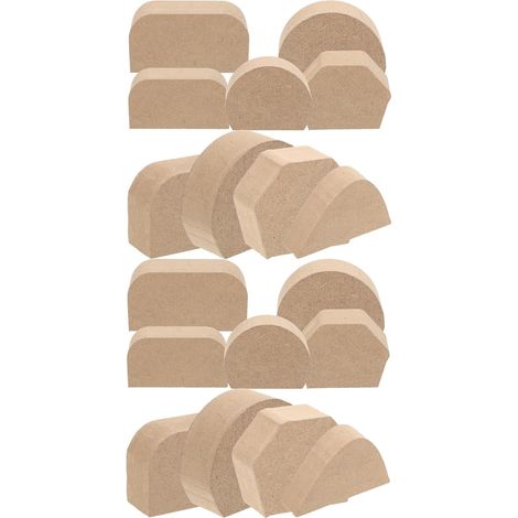 Moules à Anses pour Tasses en Céramique 18 Pièces pour Potiers Amateurs et Professionnels, Couleur Naturelle, Réutilisables, Formes Variées, Outils de Modelage Artisanaux (1/5)