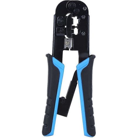 Pince à sertir et dénuder double usage pour câbles réseau RJ45 et RJ11 (8 broches 6 broches). (1/5)