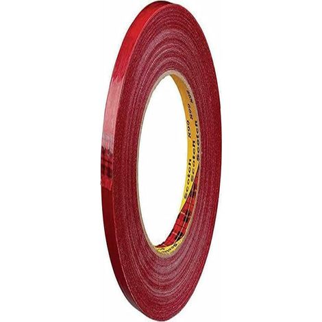 3M Scotch Nastro Adesivo Strapping 3741, 19 mm X 66 m, 0.071 mm, 96 Pezzi, Arancione