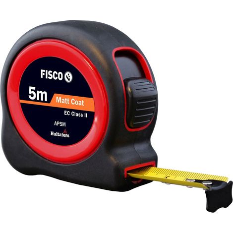 Ruban à mesurer robuste FISCO avec clip métallique et classe II (8 m x 25 mm) (1/4)