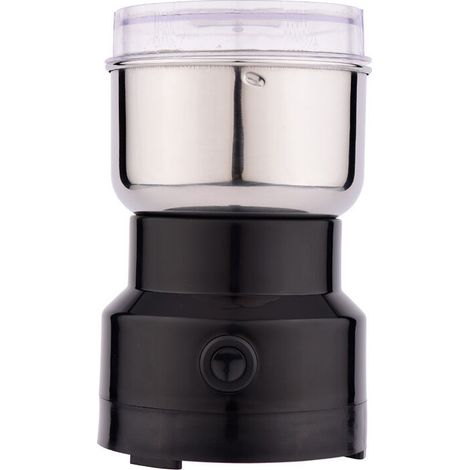 VURAHOME -Moulin à Céréales Multifonctionnel 200W 14500rpm, Moulin à Café Ultra-Fin, 200ml Broyeur à Épices Électrique Portable, Acier Inoxydable, Parfait pour Matières Sèches, Herbes, Café (1/4)