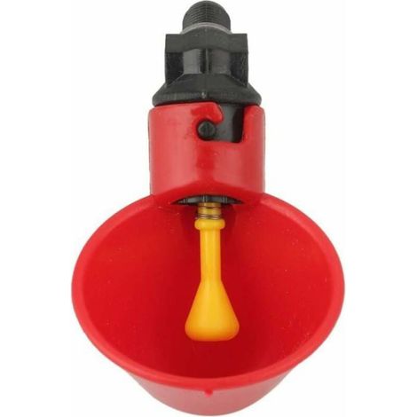 Tasse à Boire pour Volaille - Mécanisme à Ressort Automatique - Pour Poulailler et Élevage - 8,5 x 5 x 3,5 cm - Lot de 10 (1/5)