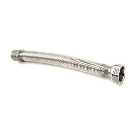 FLESSIBILE INOX RACCORDO IN OTTONE PER ACQUA MF Misura: mm 300/600 20- 3/4x3/4