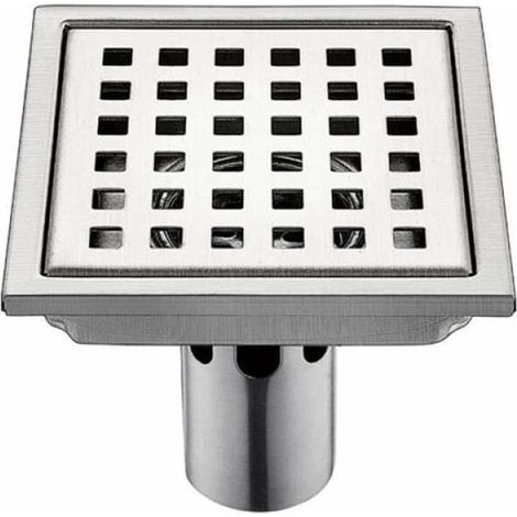 Stainless steel floor drain – double-layer filter, removable filter – efficient drainage, insect-proof – 15 cm (1/5)