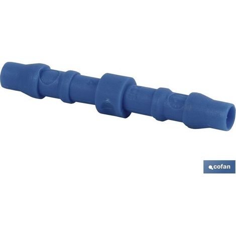 Embout double en plastique pour tube de 4 mm de diamètre intérieur - vendu à l'unité