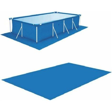 Sollbry – Tapis de sol pour piscine rectangulaire 3x4m – Polyester épais résistant à l'usure – Protection efficace pour piscine hors sol – Facile à plier (1/5)
