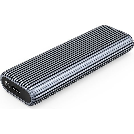 Carcasa para unidad USB-C M.2 NVMe AM2C3-G2 - gris (1/3)