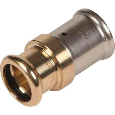 Henco – Raccord laiton multicouche à sertir 16x12 – Filetage plomberie droit – Connexion rapide pour eau potable – 36P1612P