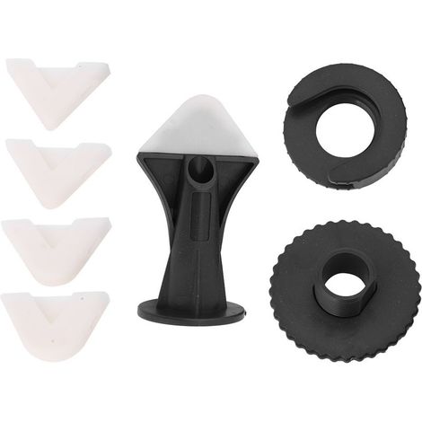 Kit de retrait de mastic silicone pour vitre, grattoir à joint, outil de décollement de calfeutrage (1/5)