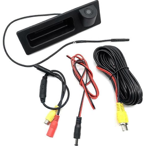 Manija de interruptor de puerta trasera del automóvil, interruptor de cubierta de puerta trasera con cámara 51247463163 51247345700 para BMW F22 F87 F23 (1/5)