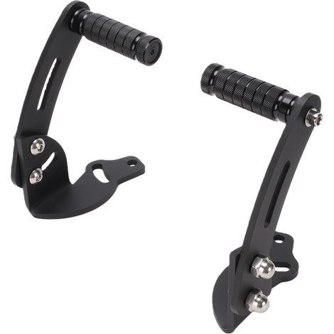 Pedane autostradali nere regolabili, 2 pezzi, kit di montaggio antiscivolo per pedane, ricambio per Spyder RT 2010 – 2019. (1/5)