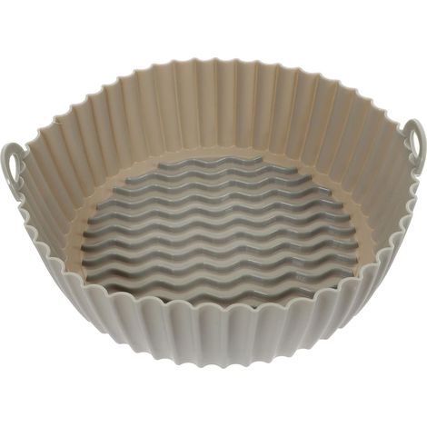 Revêtement silicone friteuse à air réutilisable, tapis cuisson antiadhésif facile nettoyage, accessoire cuisine pratique résistant chaleur (1/5)