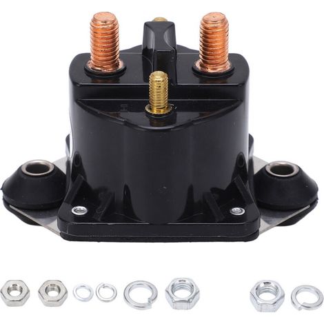 8968258 Relais de solénode de démarrage 12 V 8968258 Courant intermittent 4 bornes 100 A pour moteurs hors-bord Mercruiser (1/5)