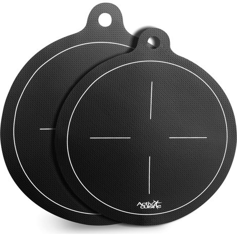 Protection Plaque Induction, Protege Plaque Induction, Adaptateur Plaque Induction résistant à la Chaleur, en Silicone et Fibre de Verre, Anti-Rayures et Anti-brûlures, 2 pièces (1/5)