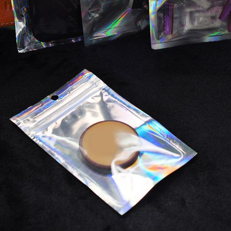 100 sachets Ziplock épais en PE, petits sachets auto-scellants à valve, pour sachets de goûter et bijoux (1/5)