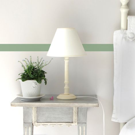 Frise adhésive décorative autocollante vert prairie 5 cm x 300 cm – Pour cuisine, salon et meubles – Pose rapide en 2 à 10 minutes – Plage (1/3)