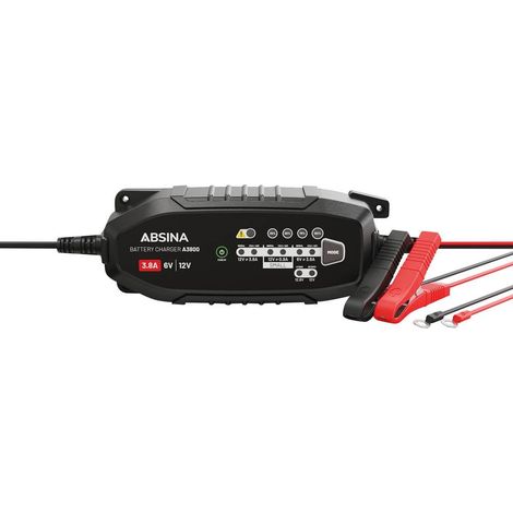 Absina 301008 301008 Chargeur automatique 6 V, 12 V 3.8 A (1/4)