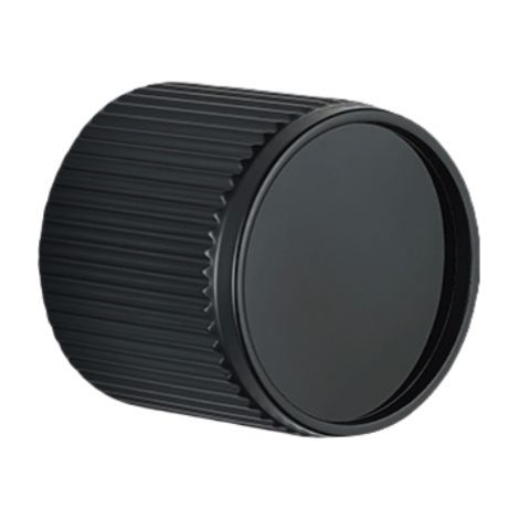 Single door lock with opposite keyhole for various types of doors from 35 to 50 mm. Black.