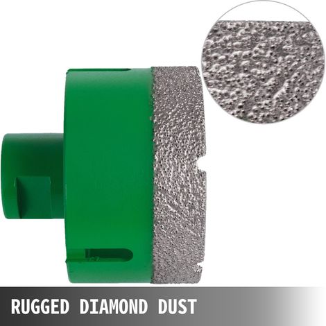 Scie Cloche Diamantée, avec des diamètres de 22/35/40/50/65 mm, Qualité Première Foret Diamant Cylindrique, Boitier portable léger, pour les carreaux/le marbre/les autres pierres (1/5)