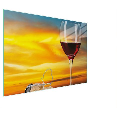TAGLIERE IN VETRO 30x22 VINO (1/5)