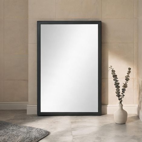 Armoire à miroir de salle de bain en acier inoxydable noir 40 x (1/5)