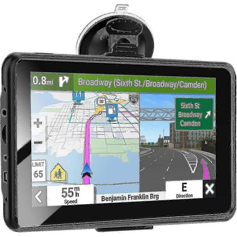 Système de navigation GPS pour camions poids lourds 2026 avec mémoire de 8 Go et cartes mondiales pour camions poids lourds ytfj( ) (1/5)