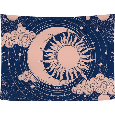 Tapestry Murale - 130 x 150 cm - Fibre Polyester - Décoration Murale Chambre Dortoir Maison - 1 Pièce (1/5)