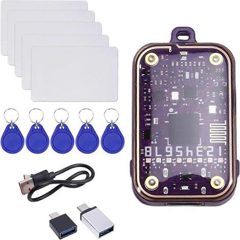 Lecteur de puces RFID NFC, duplicateur d'étiquettes d'identification IC, duplicateur de jetons (1/5)