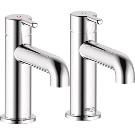 Bristan Altum Basin Taps Pair Pillar Mounted - Chrome (1/5)