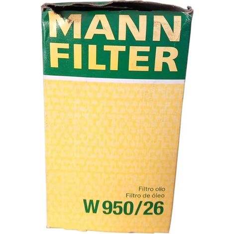 Filtro olio marca mann codice filtro w 950/26