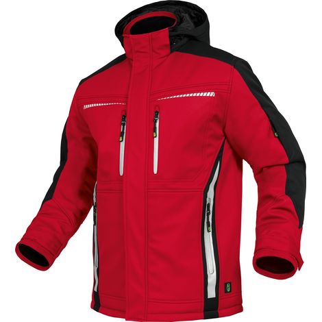Triuso Leibwächter Winter-Softshelljacke Flex-Line Gr. XS rot/schwarz (1/2)