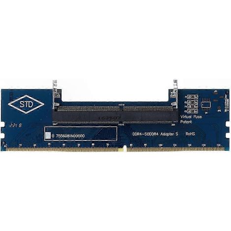 DDR4 SO-DIMM auf DIMM RAM-Adapter für Desktop-PCs, Laptop-zu-Desktop-Speicherkarten-Anschlusskonverter, Einzelset (1/5)