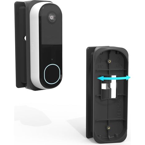 Support réglable pour sonnette vidéo (angle de 0 à 45 degrés) compatible avec sonnette vidéo HD 2K avec caméra sans fil (1/5)