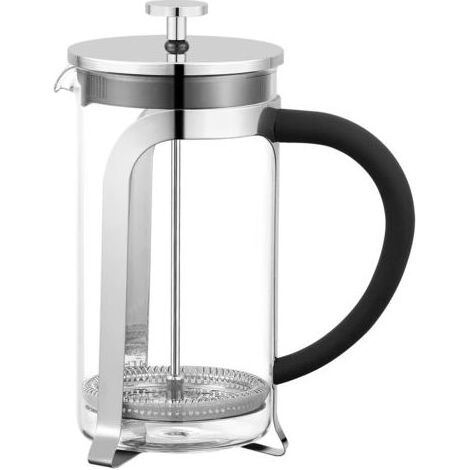 Cafetière française avec filtre 350 ml (12 Onz) Presse à café, cafetière à piston. Verre Borosilicate de haute qualité. Filtre inoxydable 304 (18/10) à l'intérieur. (1/4)