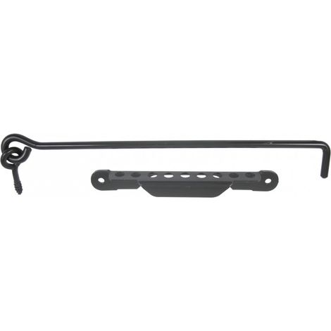 Gancho y rejilla de acero prepintado, Al.25 x L.400 x P.20 mm AFBAT