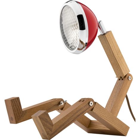 Copenhagen Mr. Wattson lámpara LED articulada rojo brillante
