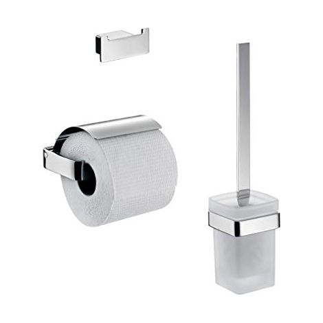 emco loft kit WC, porte-papier avec couvercle, chromé, 059800100, (1/4)