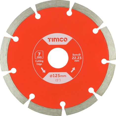 TIMCO Premium Diamond Blade Segmented - 125 x 22.2