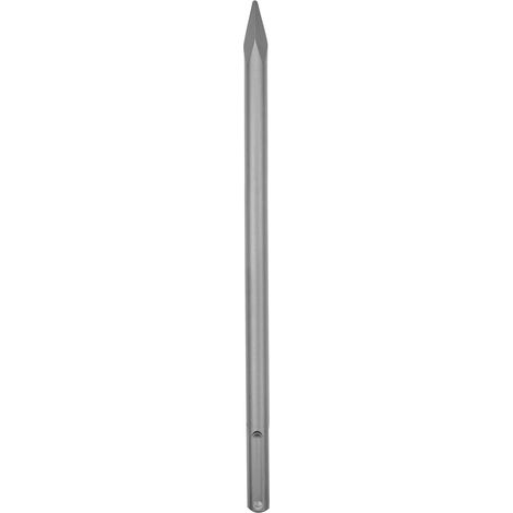 kwb Expert SDS Max Spitzmeißel, 400 mm (Flache Meißelspitze, 60Si2Mn Federstahl, Anti-Diebstahl SB-Clips, Mauerwerk, Beton, SDS Max) (1/2)