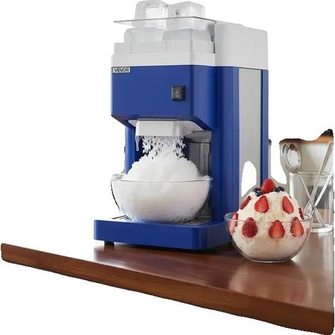 Eisraspelmaschine, 1,8 L Kapazität, Edelstahlkonstruktion, Blau (1/2)