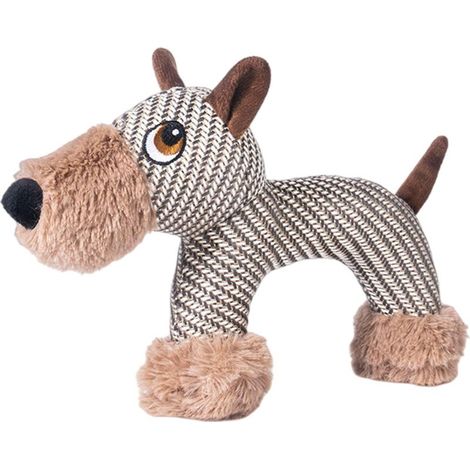 Jouets pour chiens avec effets sonores amusants, adaptés à la mastication douce et au nettoyage des dents jouets interactifs pour chiens qui aiment mâcher adaptés à une utilisation intérieure et ext (1/5)