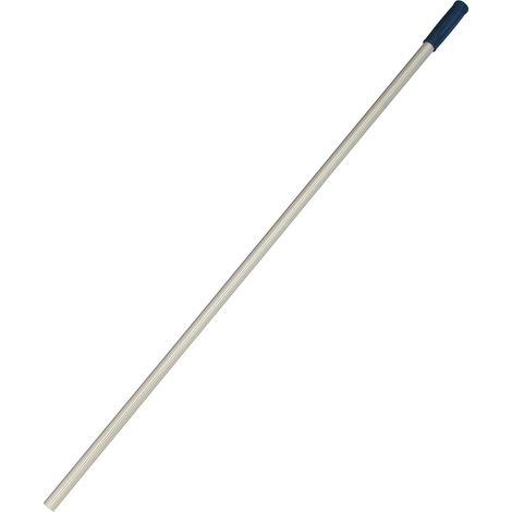 Manche sans trou en aluminium (Ø 27 mm) - Longueur 133 cm - Diamètre 27 mm - Gris