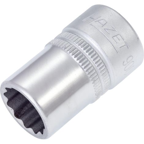 HAZET 900AZ-9/16 HAZET DOUILLE (À 12 PANS) 900AZ-9/16 CARRÉ CREUX 12,5 MM (1/2 POUCE) PROFIL TRACTION À 12 PANS EXTÉRIEURS T (1/2)