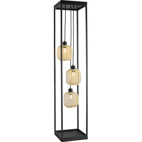 HOME DELUXE Lampada da terra ZITA - Nero (1/3)