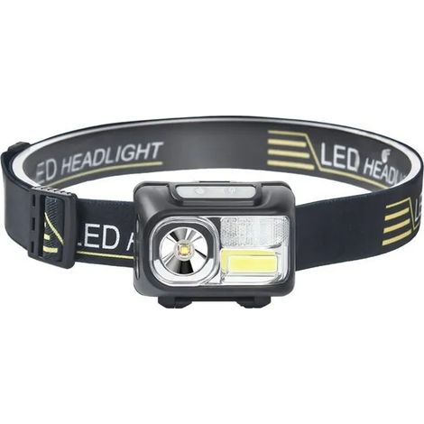Lampe Frontale LED Rechargeable Torche tanche avec 8 Modes dclairage Idale pour Pche Camping Cyclisme YYV (1/4)