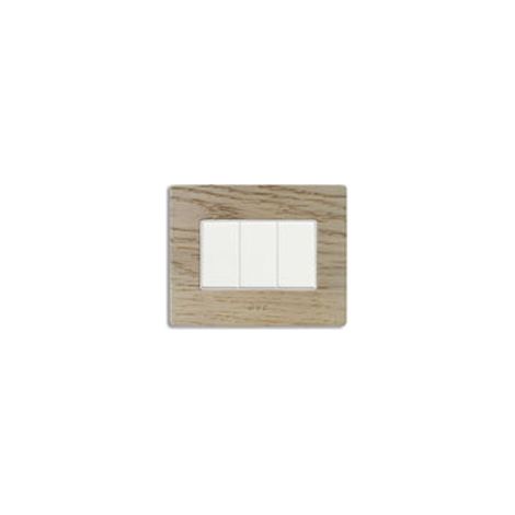 Placca veralegno rovere 3 posti AVE