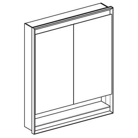 Geberit ONE Spiegelschrank mit ComfortLight, 2 Türen, (1/5)